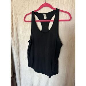 PINK By Victorias Secret Black Sleep Tank Top Woman’s Size Large